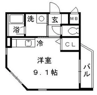 じゅりん彩華【2階】の間取り