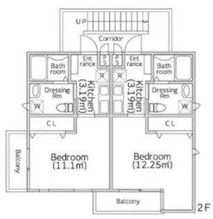 Fragaria-E【3階】の間取り
