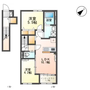 ISOLA【2階】の間取り