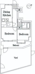 ライオンズマンション東四つ木【1階】の間取り