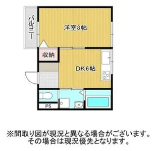 グラート研屋町【8階】の間取り