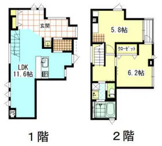 Y’sⅡ【1号室】の間取り