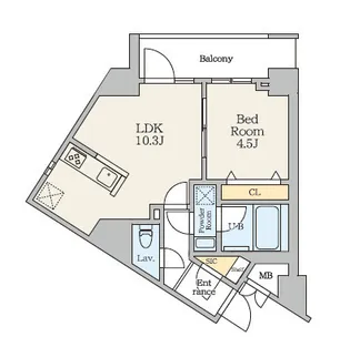 S−RESIDENCE曳舟BERENZA【5階】の間取り