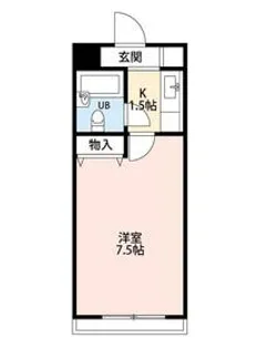 TWIN HOTARUNOⅠ【102号室】の間取り