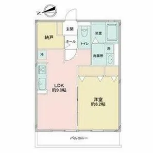 GRANDIR【101号室】の間取り