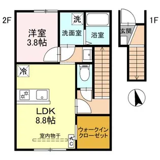 RELUXIA A【2階】の間取り
