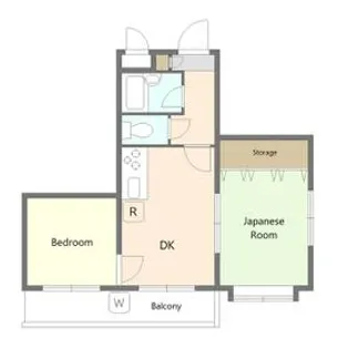 ハイタウン南馬込【101号室】の間取り