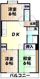 リーナハウス【107号室】の間取り