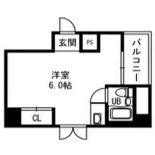 アールズコート【00201号室】の間取り