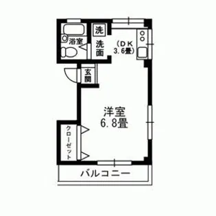 大越ビル【2階】の間取り