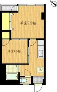 メイゾン川崎【303号室】の間取り