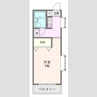 メゾンドテイク【2階】の間取り