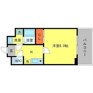 ローレル関大前【3階】の間取り