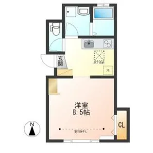 メゾン東光【A102号室】の間取り