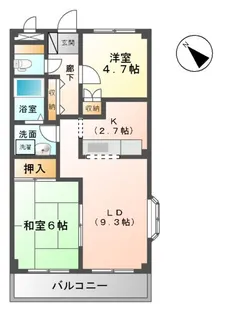 Summer Rouge【2階】の間取り