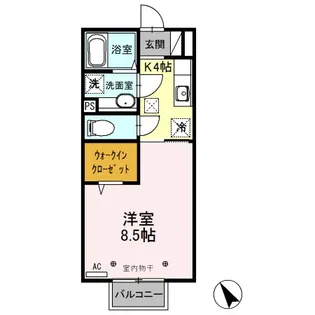 T・H 壱番館【1階】の間取り