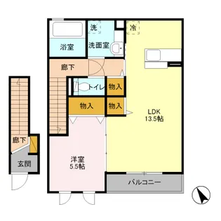 カーサ フォレスト C【2階】の間取り
