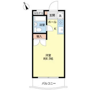 ダイアパレス京成大久保【3階】の間取り
