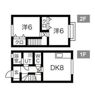 アンビエンテ【103号室】の間取り