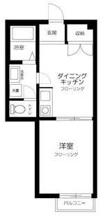 ルミナス東浦和【1階】の間取り