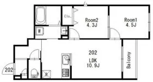 Re Sorte【2階】の間取り