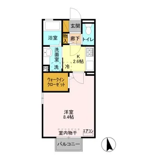 モン・カーサ I【2階】の間取り