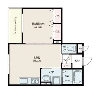ラモーナ庄内栄町【1階】の間取り