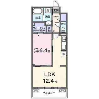 ブランノワレ【2階】の間取り