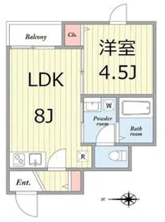 ベルハイツ【1階】の間取り