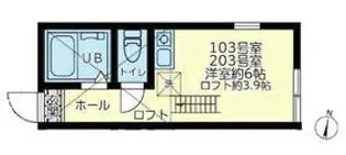 ミカサ末吉【2階】の間取り
