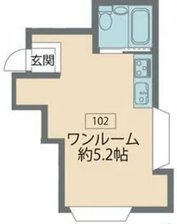 ポルシェ小平鷹の台【1階】の間取り