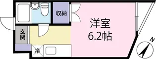 サンハイム稲城【1階】の間取り