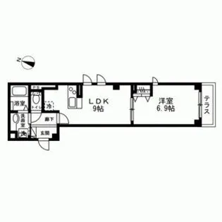 SKYE THIRA【302号室】の間取り