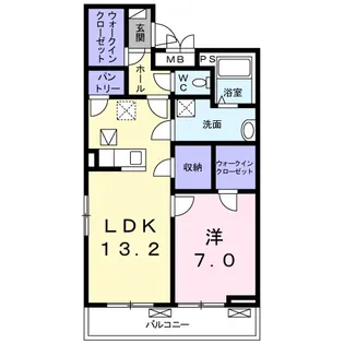 ラフェリシテ【1階】の間取り