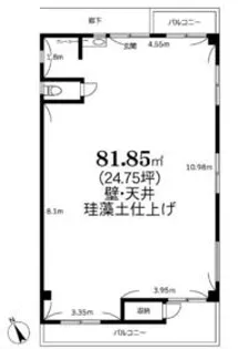moku・moku【201号室】の間取り