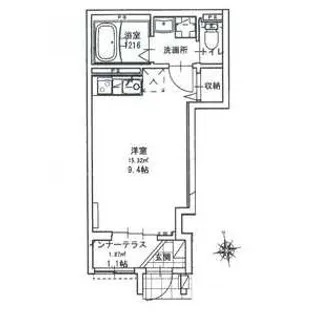 パークコート【1階】の間取り