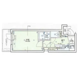 シンシア西大井【4階】の間取り