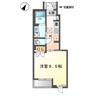 アーリー スプリング【1階】の間取り