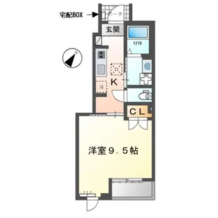 アーリー スプリング【1階】の間取り