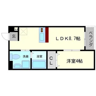 アルル三番館【2階】の間取り