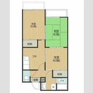 レジデンス熊谷 kuge【303号室】の間取り