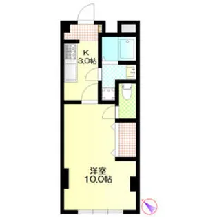 清水ビル【3階】の間取り