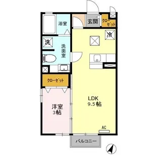 MK14 A【1階】の間取り
