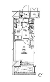 Rising place 大森【8階】の間取り