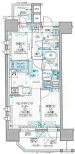 デュオステージ相模大塚【12階】の間取り