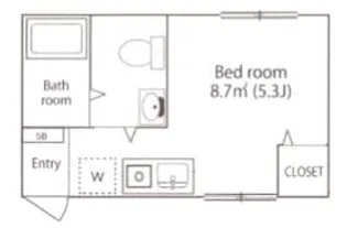 グレースコート横浜山手【1階】の間取り