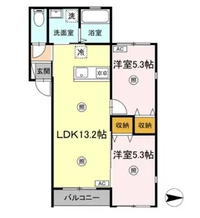 Nova Court【3階】の間取り