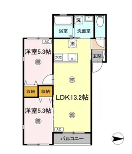 Nova Court【3階】の間取り