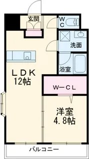 メゾン・ヌーベル【404号室】の間取り