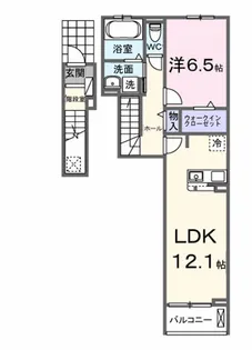 ボヌール イコウ【2階】の間取り